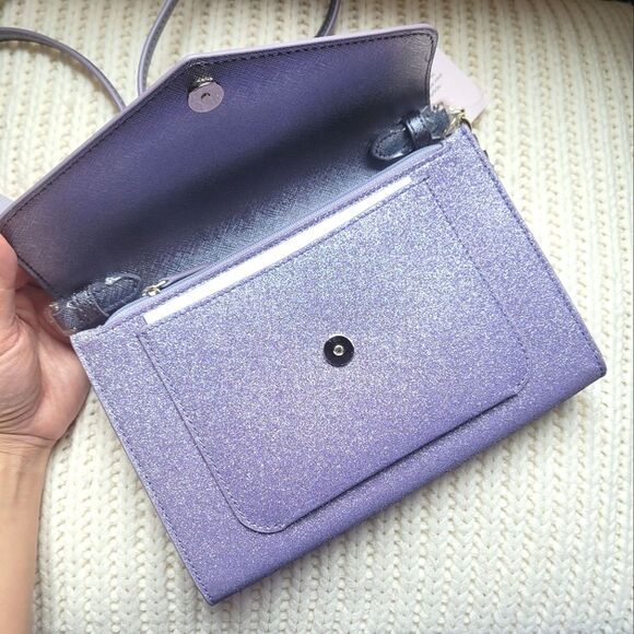 NWT KATE SPADE GLITTER CONVERTIBLE BAG - Picture 5 of 15